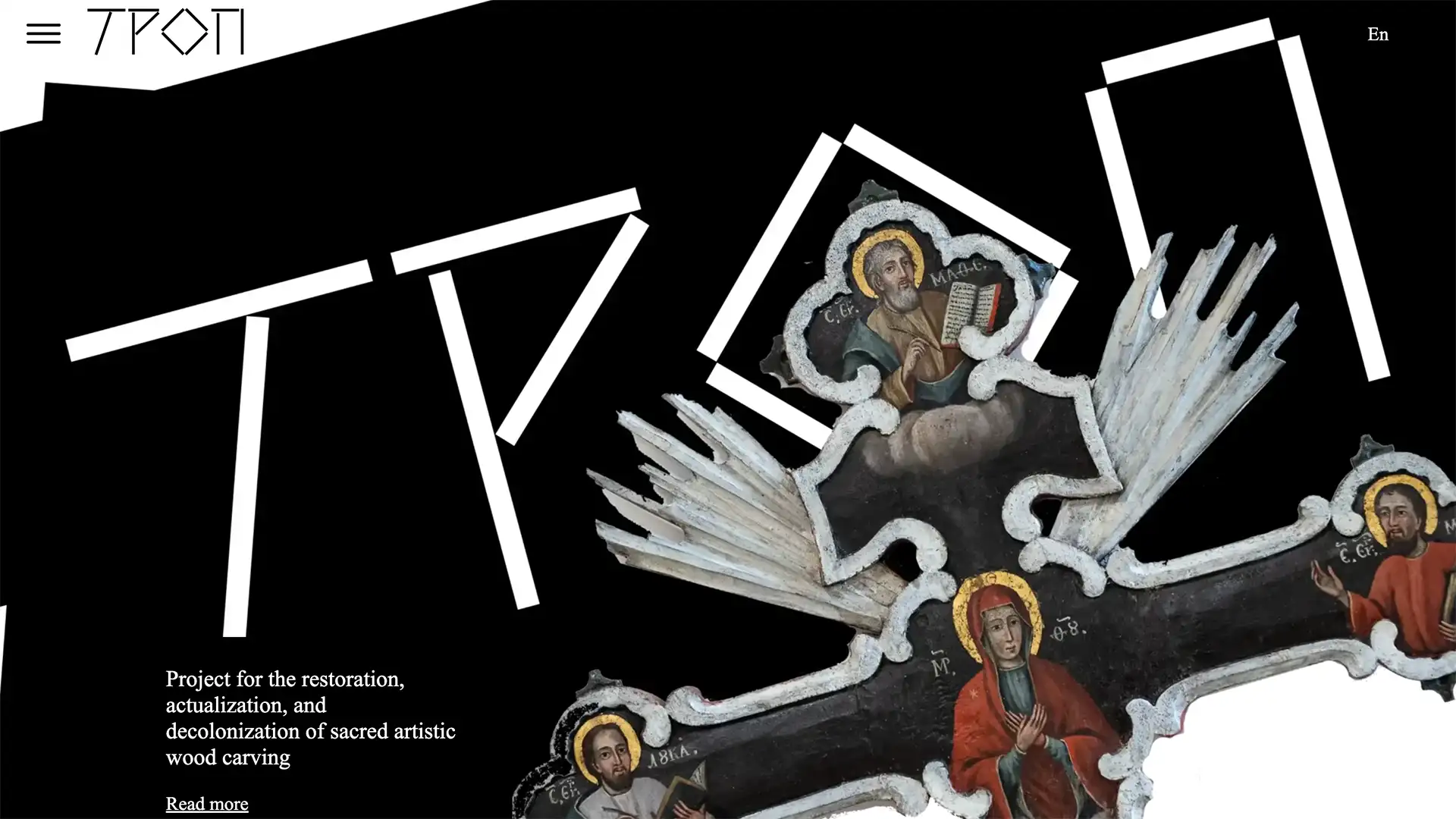 Digital exhibition of sacred woodcarving art