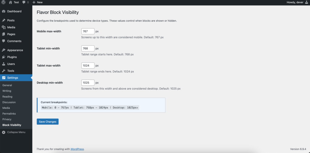 How Flavor Block Visibility Works