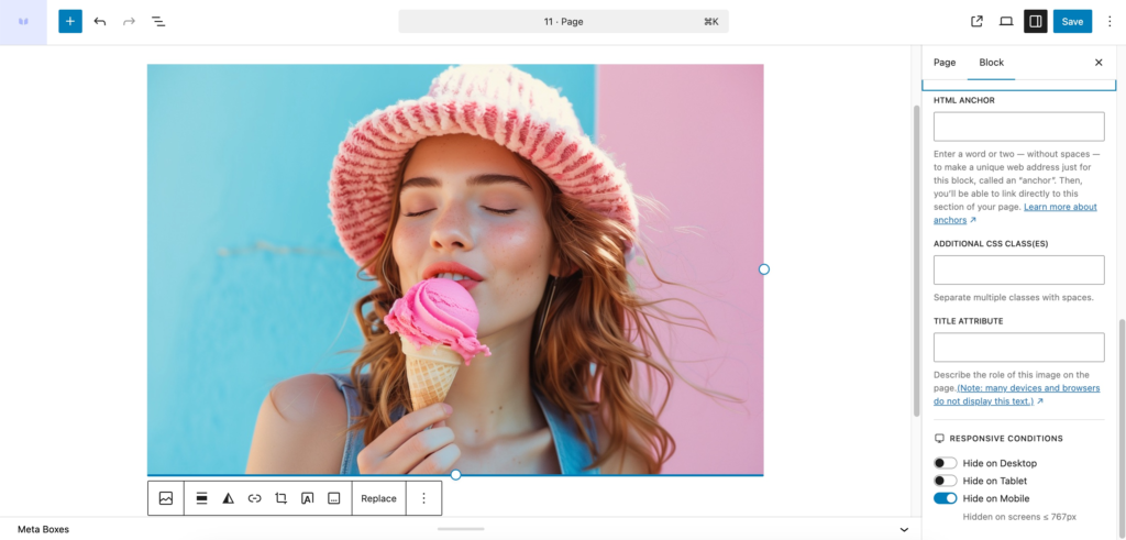 How Flavor Block Visibility Works