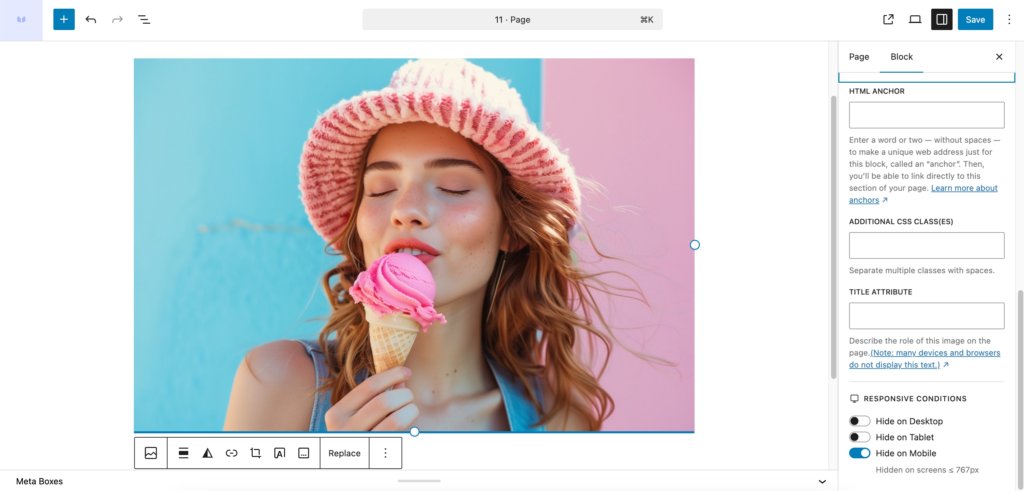 How Flavor Block Visibility Works